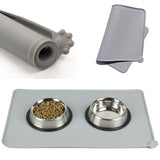 Alfombrilla para mascotas a prueba de agua y comida para perro